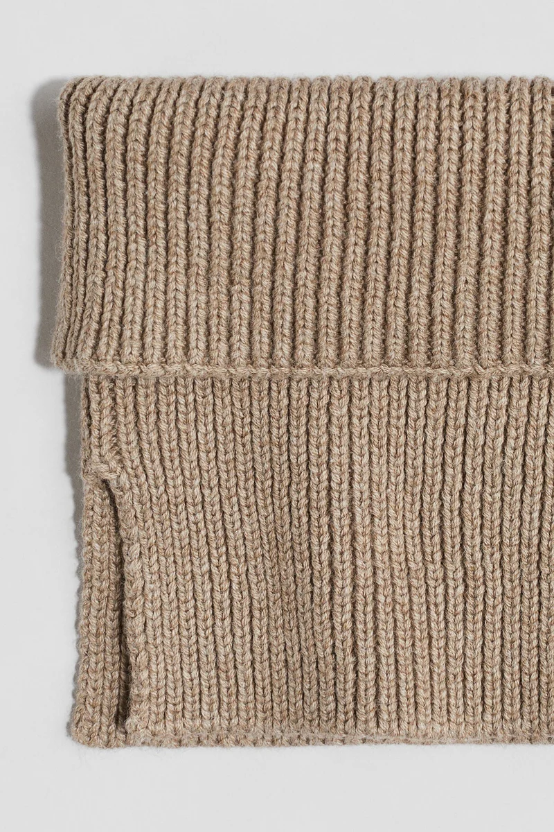 H&M Rib-knit tube scarf
