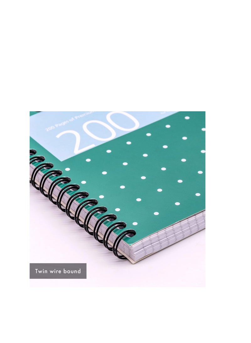 Pukka Pad دفتر مشروع باكا 200 صفحة 80 جرام/متر مربع مع 5 فواصل مواضيع، حجم A4 - Image 4
