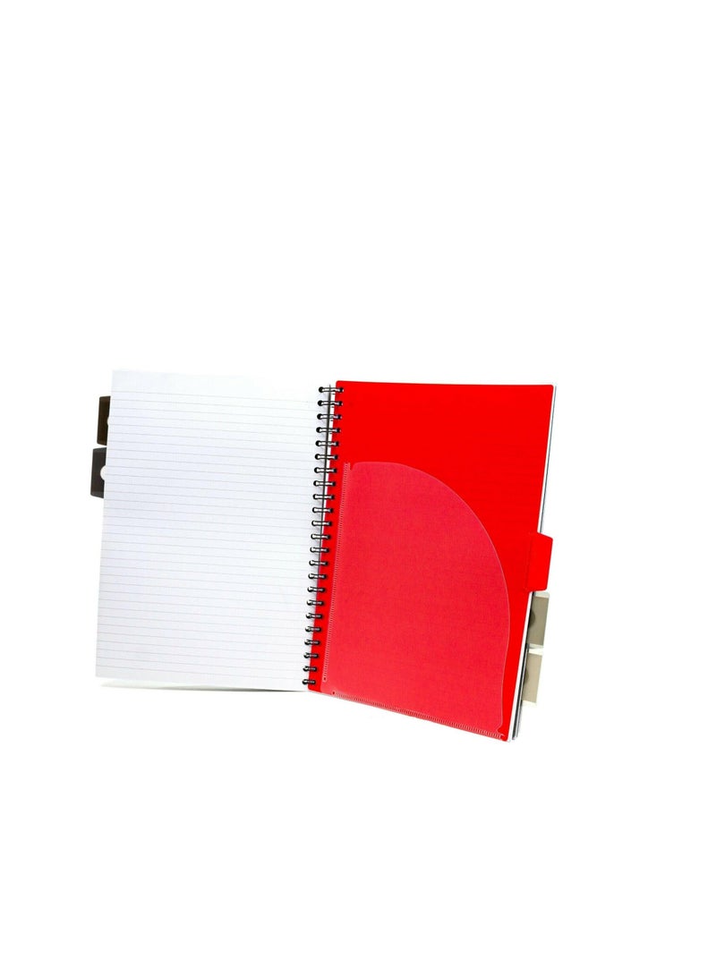 Pukka Pad دفتر مشروع باكا 200 صفحة 80 جرام/متر مربع مع 5 فواصل مواضيع، حجم A4 - Image 5
