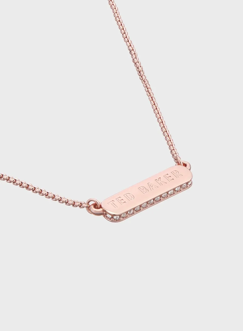 Ted Baker Scarl Sparkle Bar Pendant Necklace