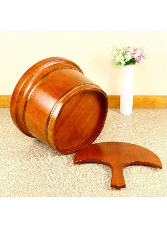 globalstar Global Star Large Wooden Barrel Foot Spa - Premium Foot Soak Tub for Bath, Soak, or Detox  - Image 4