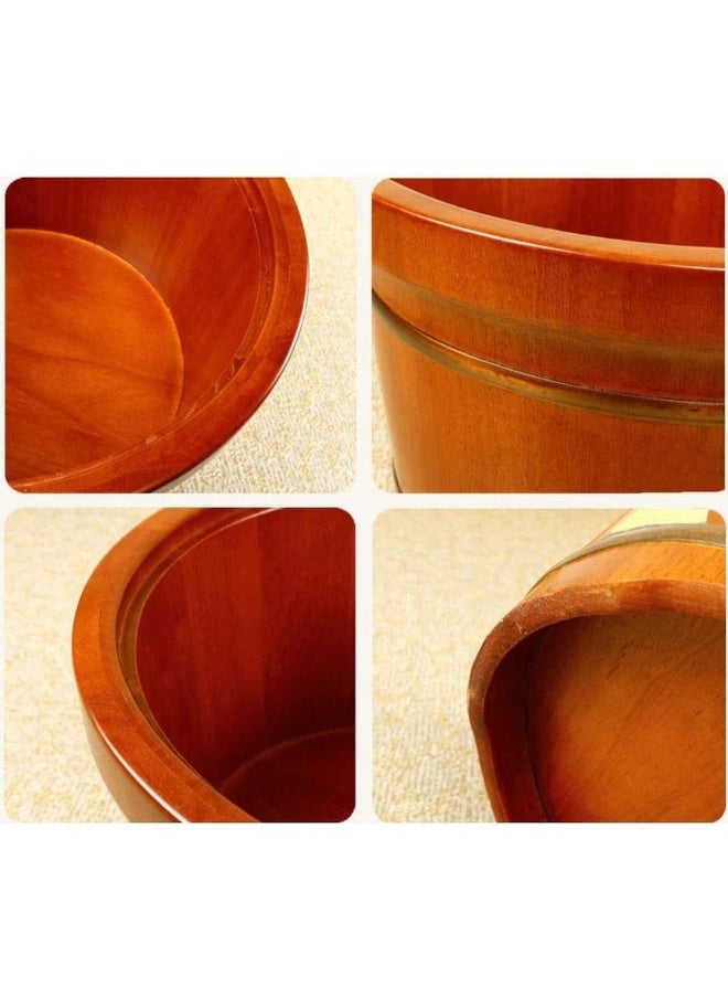 globalstar Global Star Large Wooden Barrel Foot Spa - Premium Foot Soak Tub for Bath, Soak, or Detox  - Image 5