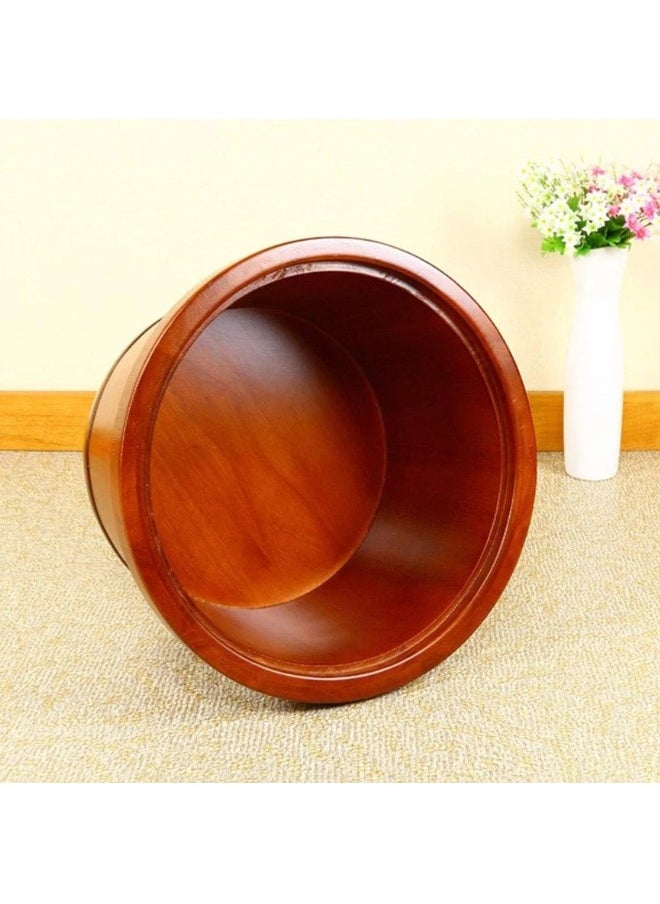 globalstar Global Star Large Wooden Barrel Foot Spa - Premium Foot Soak Tub for Bath, Soak, or Detox  - Image 3