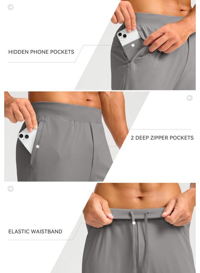 Soothfeel mens Sweatpants, Light Grey, S - Image 3