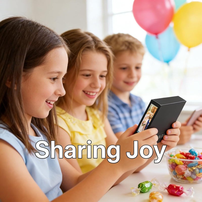 Electronic Video Greeting Card, 7 Inch LCD Color Screen, 720P HD Playback, 128MB Memory - Personalized DIY Design, Built - in Speaker, Ideal for Wedding and Anniversary (7inch) - Image 3