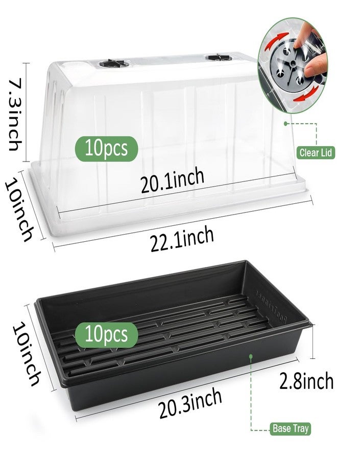 RooTrimmer 72 Cell, 10pcs-Pack صواني بلاستيكية سميكة ومتينة لزراعة الشتلات (GGBQ-72, 10/20) - Image 2
