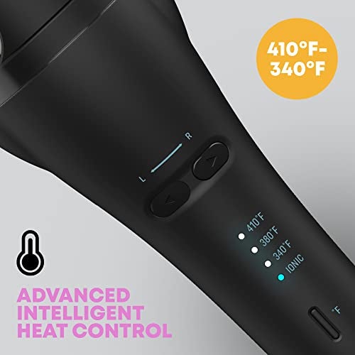 Revamp Progloss Hollywood Automatic Curling Iron – Advanced Shine Rotating Curling Iron with Hydrating Dual Ionic Jets, Ceramic Barrel Infused with Progloss Oils for Frizz-Free Shine 1 inch - Image 3