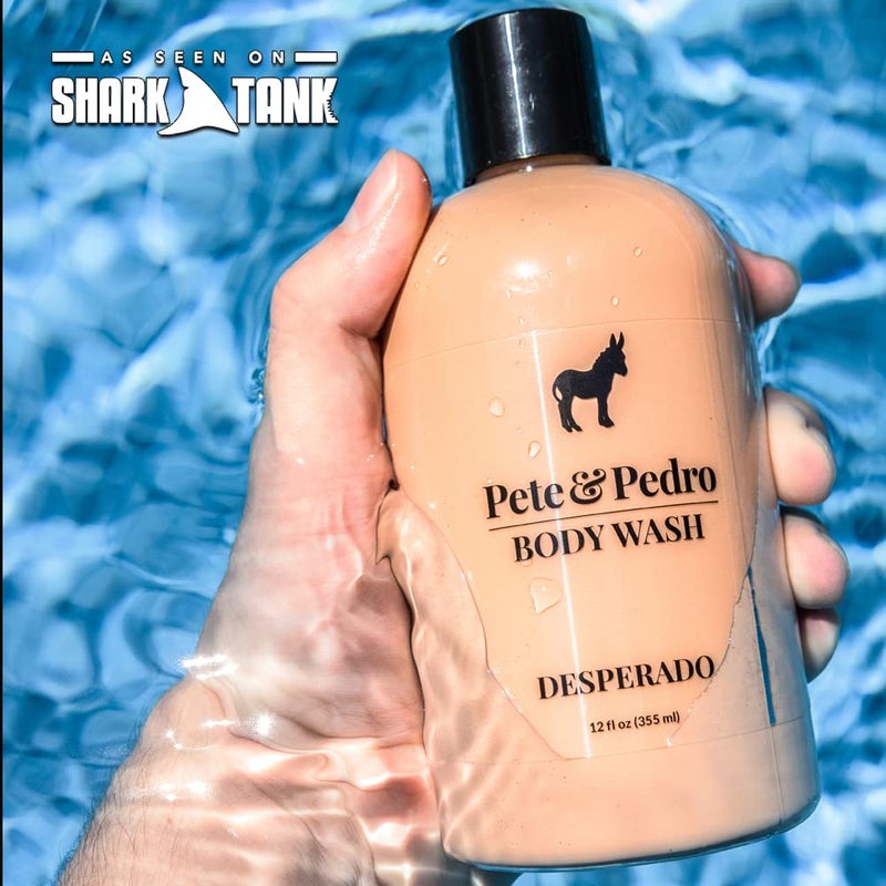 Pete & Pedro DESPERADO BODY WASH For Men - Rum & Tobacco Scented Moisturizing Men's Shower Bodywash | Has Activated Charcoal & Helps With Dry Skin | As Seen on Shark Tank, 12 oz. - Image 4