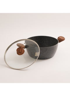 ALBERTO Alberto Granite Pot With Glass Lid  - Image 1
