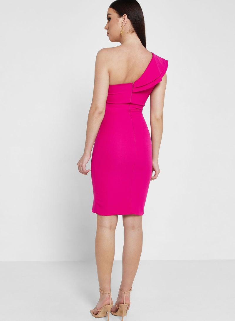 Ella Limited Edition One-Shoulder Ruffle Dress  - Image 2