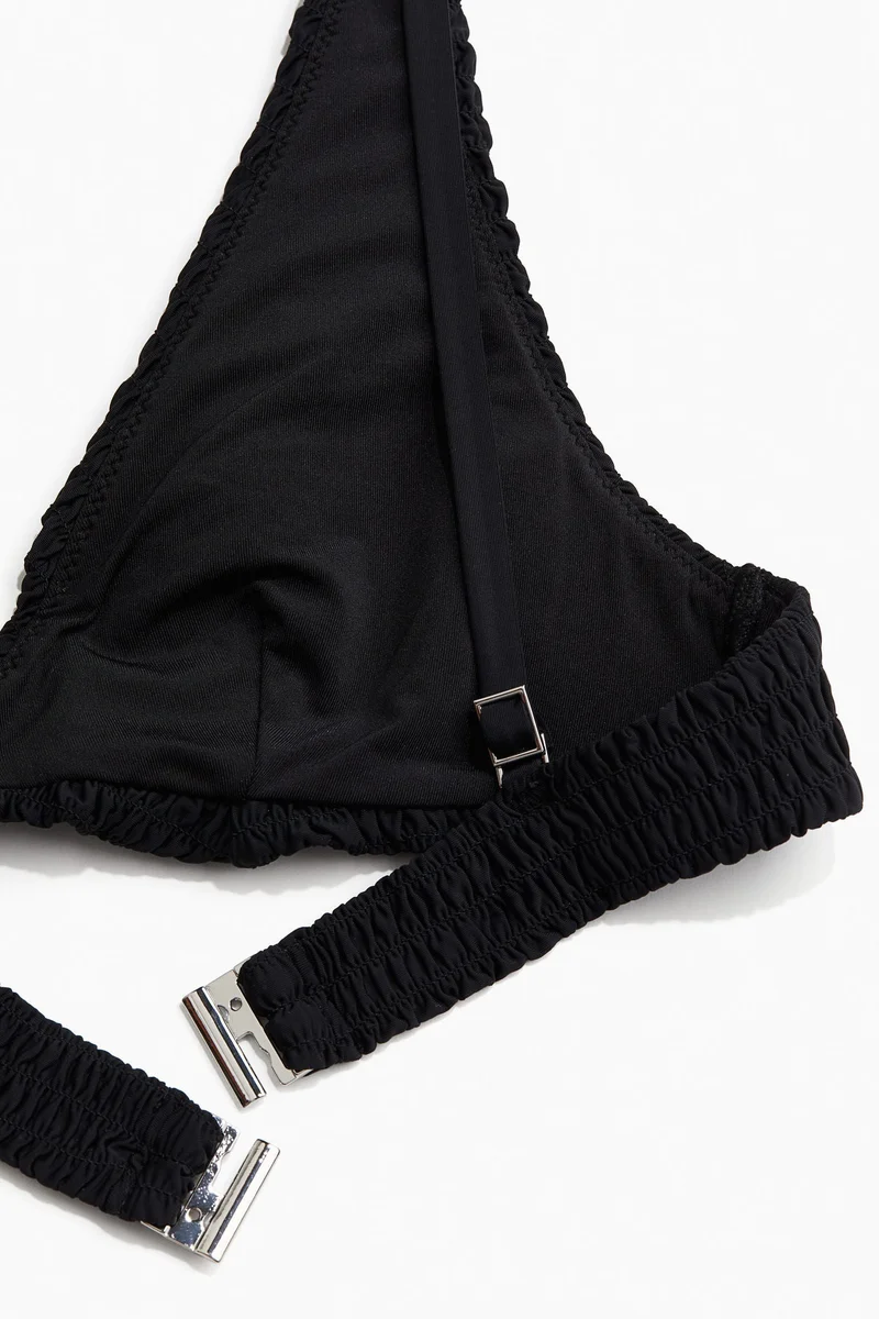 H&M Smocked triangle bikini top