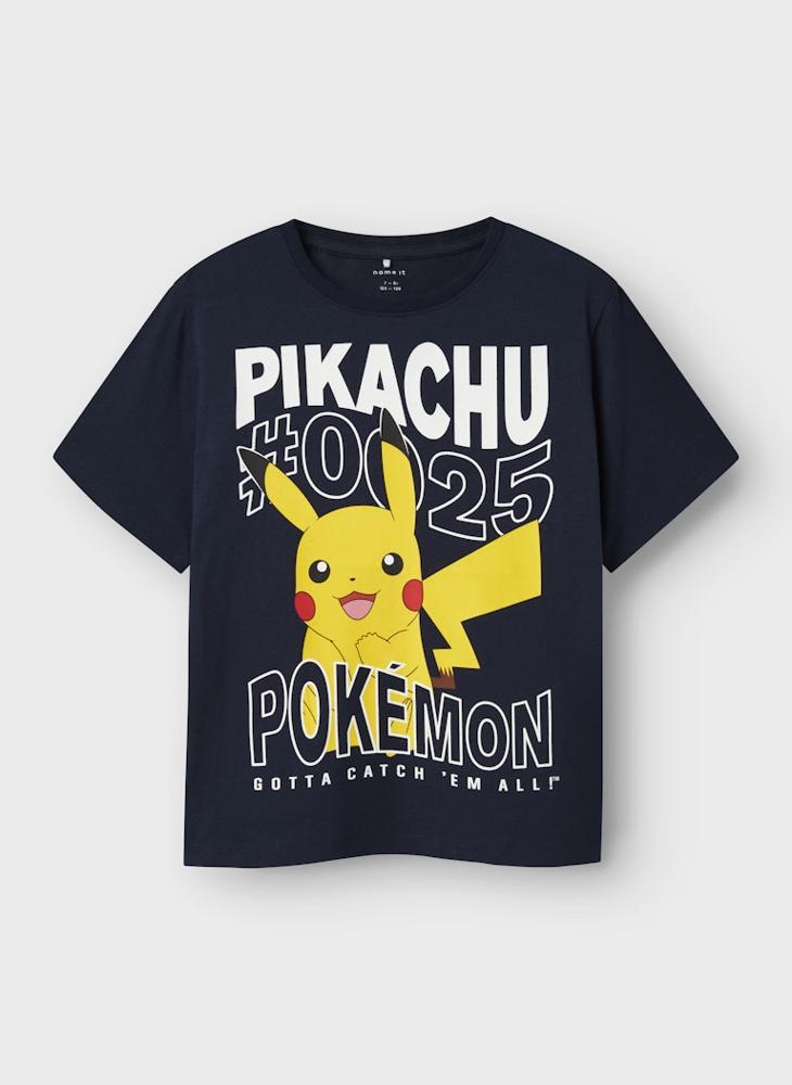NAME IT Kids Nkmjamish Pokemon Crew Neck T-Shirt  - Image 1