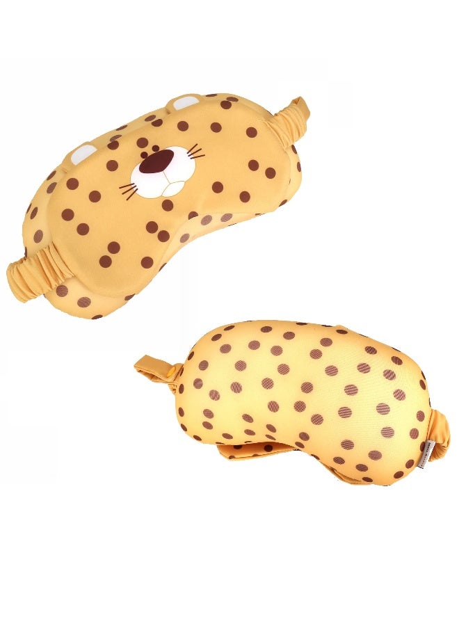 وسادة سفر 2 في 1 مع قناع للعين، وسادة ناعمة ومريحة للأطفال والبالغين تدعم الرأس والرقبة والذقن - مثالية للطائرات، التخييم، المشي، القطارات، السيارات أو الأنشطة الخارجية - Image 1