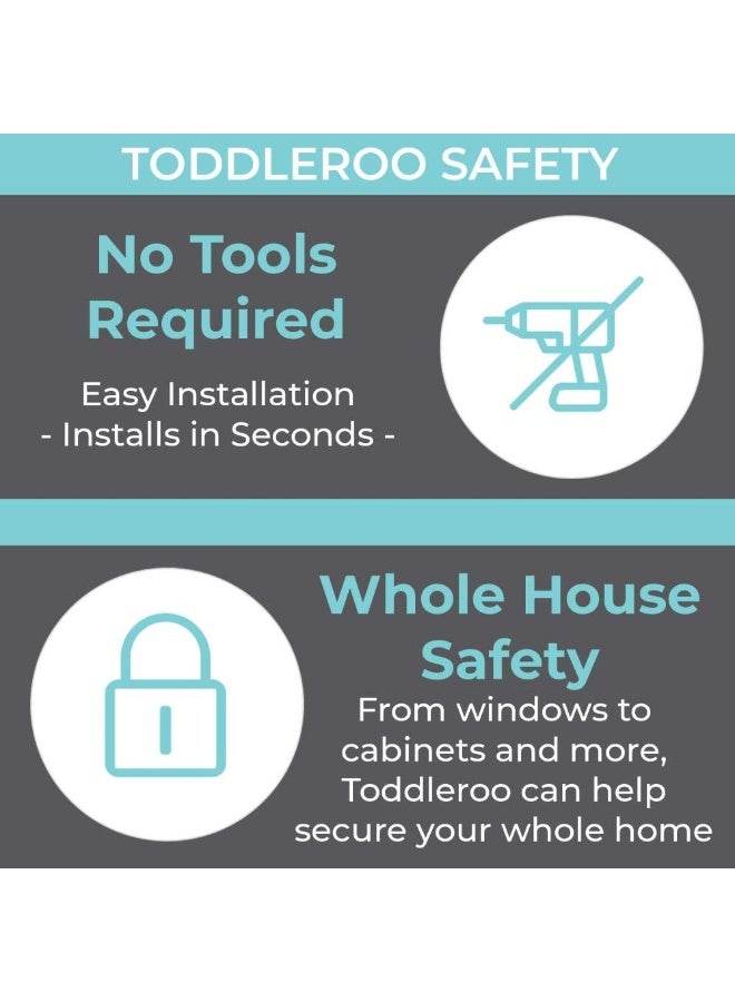 Toddleroo by North States - Appliance Knob Covers for Baby Proofing: Stove Knob Safety Covers - 5 Pack - Clear - Image 5