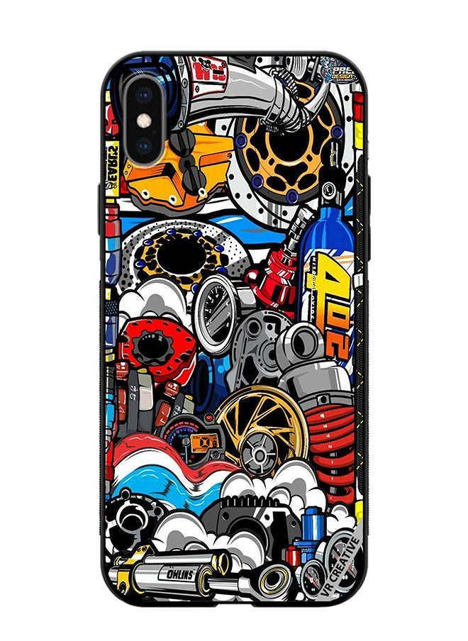 VR CREATIVE Protective Case Cover For Apple iPhone XS Max Jdm Digital Republic Design Multicolour  - Image 1