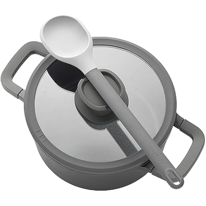 Berghoff Leo Stone Cast Aluminium Wok Pan With NonStick Lid 28 Cm - Image 5