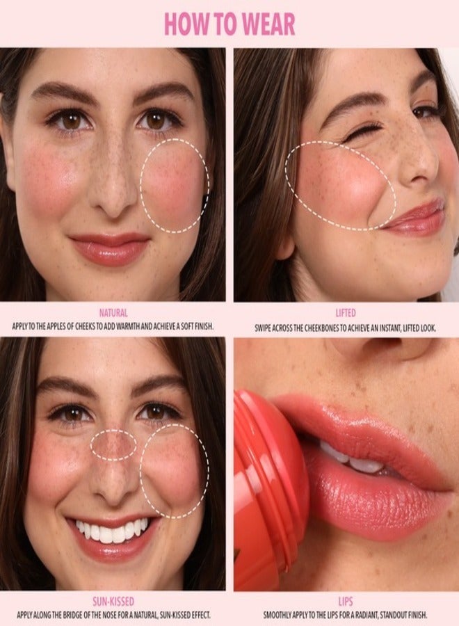 moira Moira Soft Blush Balm – Shade #010 Baby Girl – Lightweight, Creamy, and Buildable Cheek Color for a Natural, Radiant Flush – Long-Lasting and Blendable Formula  - Image 3