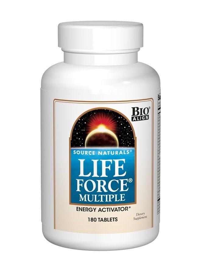 Source Naturals Life Force Multiple, Energy Activator - 180 Tablets - Image 1