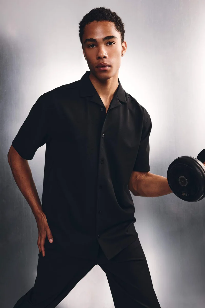 ديفاكتو Slim Fit Short Sleeve Shirt