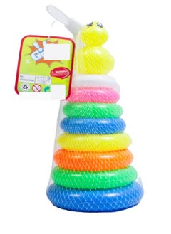 Creative & Educational Stacking Ring Early Education Toy For Kids- 8pcs