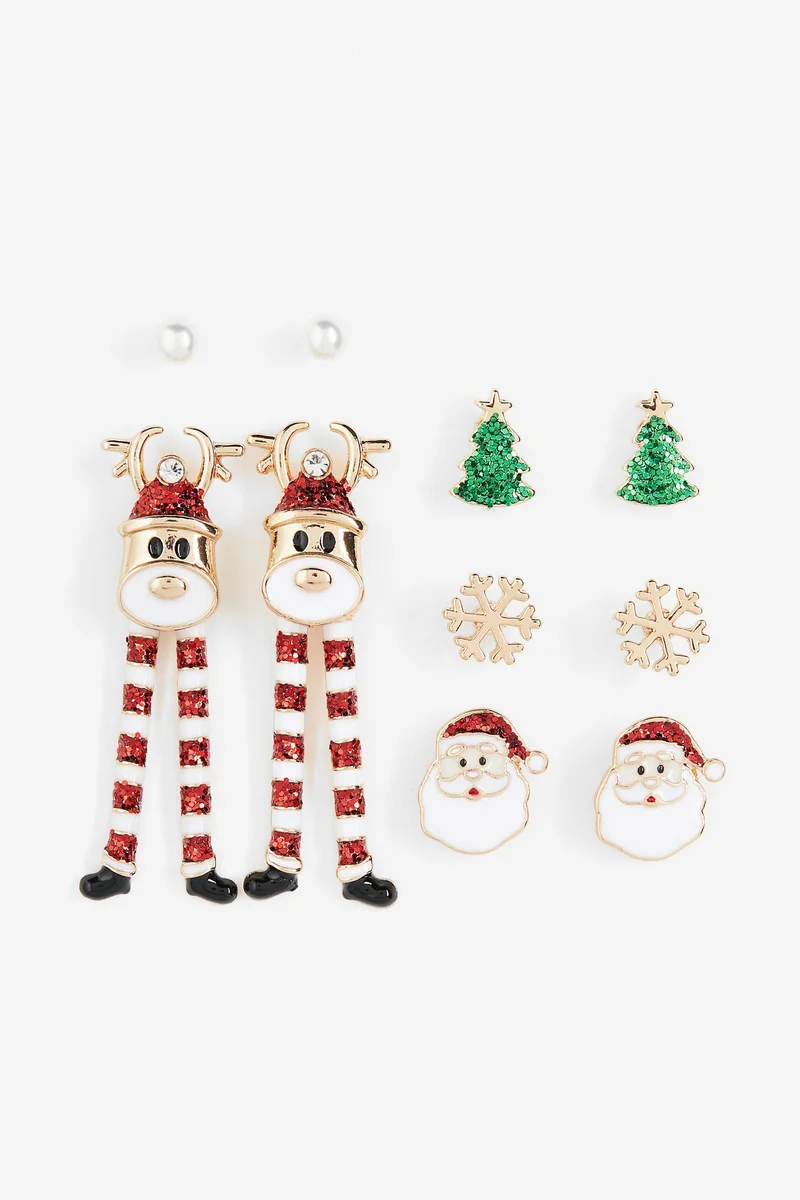 H&M 5 pairs stud earrings