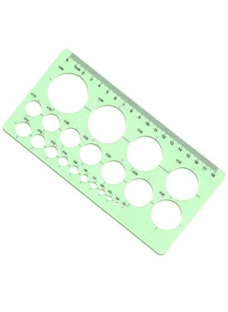 Circle Templates Drafting Tools Measuring Geometry Ruler Plastic Geometric Painting Stencils Scale Shape Stencils Drawing Set for School and Office Building Formwork Drawings - pzsku/Z8985105AFD9323C9273AZ/45/_/1709040531/71c337cd-85ce-4385-abae-31a5a5fd4add