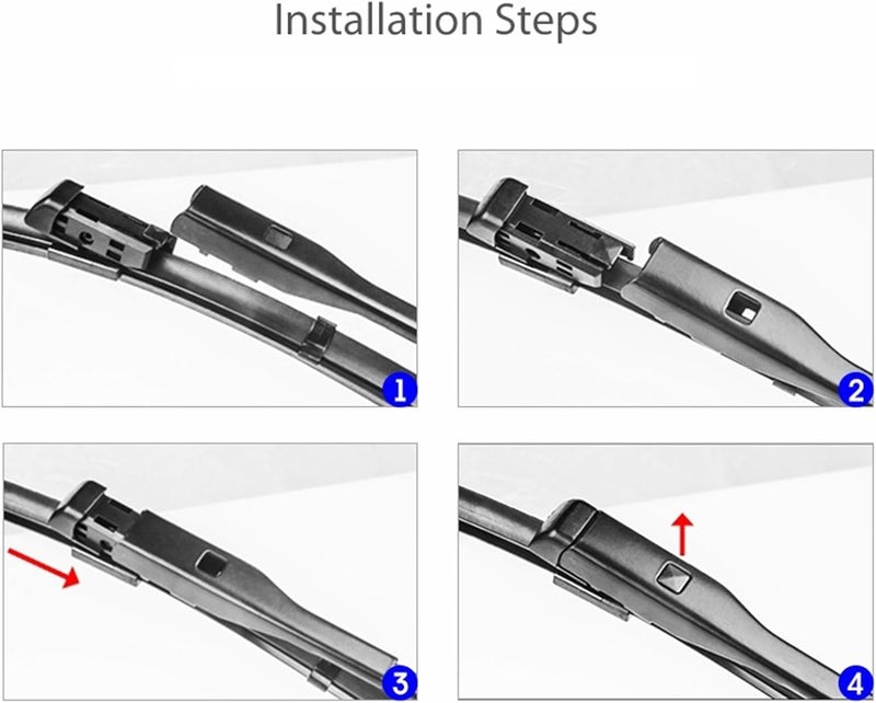 Yurefax Front Windscreen Wiper Blades for A6 Models - Image 3