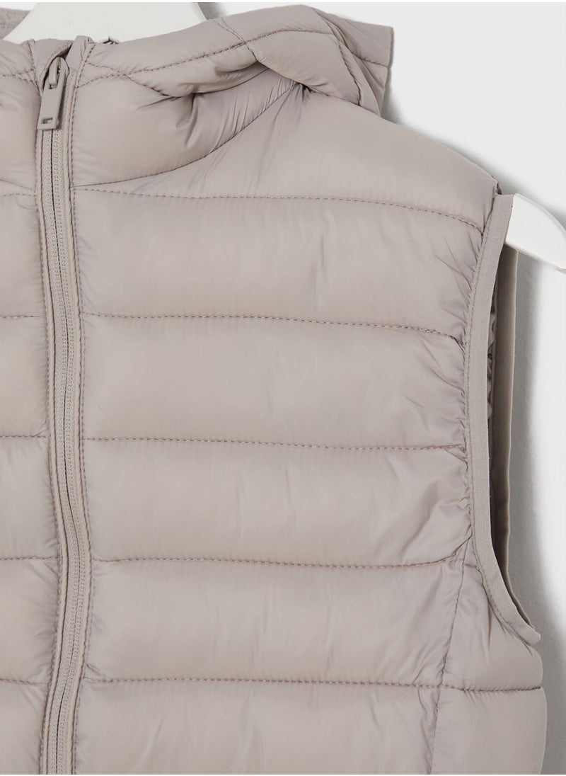 MANGO - Kids Puffer Gilet - Image 1