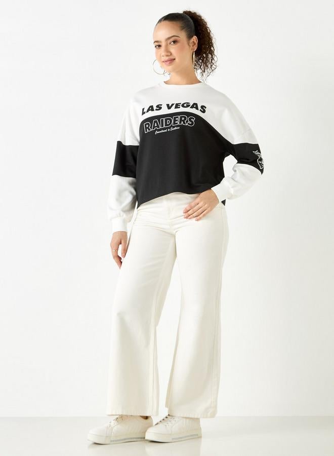 اس بي كاركترز سويت شيرت بطبعات لاس فيغاس رايدرز وأكمام طويلة - Image 2