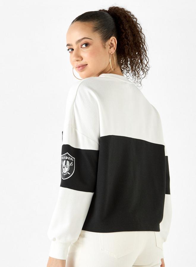 اس بي كاركترز سويت شيرت بطبعات لاس فيغاس رايدرز وأكمام طويلة - Image 3