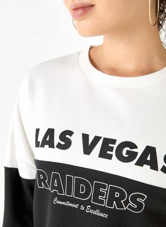 اس بي كاركترز سويت شيرت بطبعات لاس فيغاس رايدرز وأكمام طويلة - Image 4