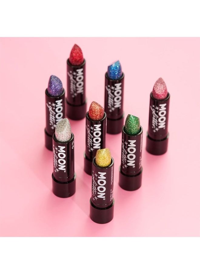 Holographic Glitter Lipstick by Moon Glitter - 0.17oz - Set of 5 colours