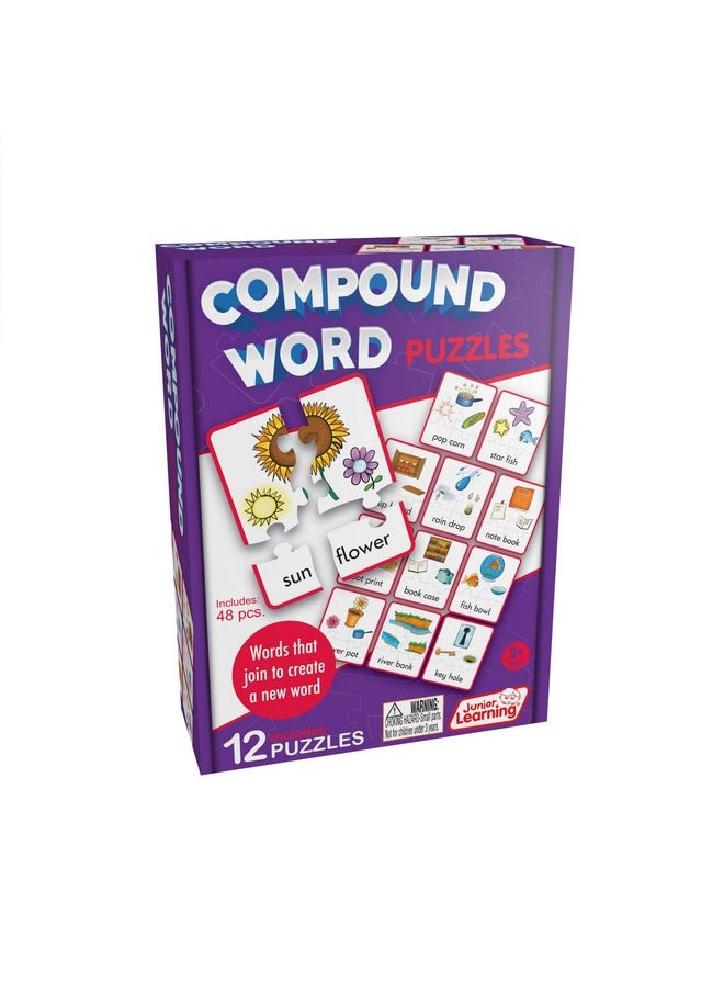 Junior Learning - Jl244 Compound Word Puzzles Multicolor - Image 1