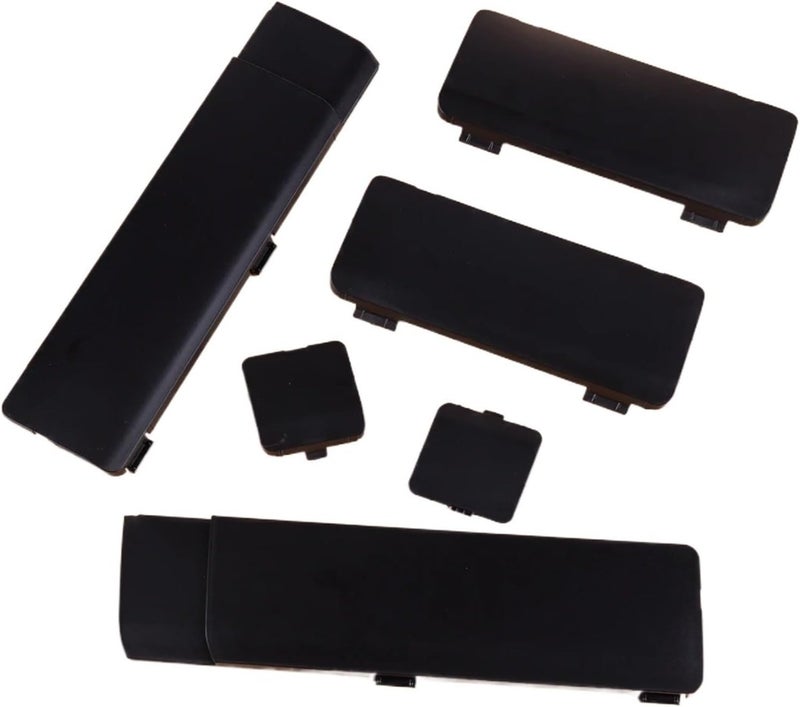 Wivplex 6pcs Black Car Roof Luggage Rack Cap Set - Image 1