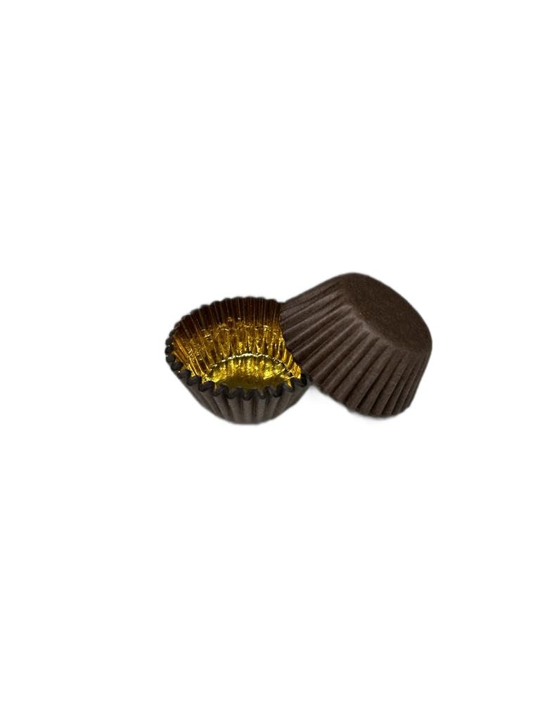 Baekence Baekence Bake and Serve Chocolate Cupcake Liners Brown Golden 30mmx185mm Pack of 1000 pcs - Image 4
