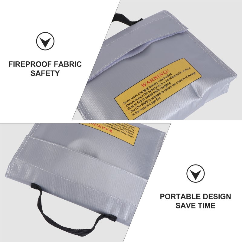 1Pc Battery Pouch Fireproof Battery Bag Protective Bag ( ) - Image 3