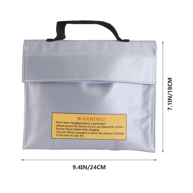 1Pc Battery Pouch Fireproof Battery Bag Protective Bag ( ) - Image 2