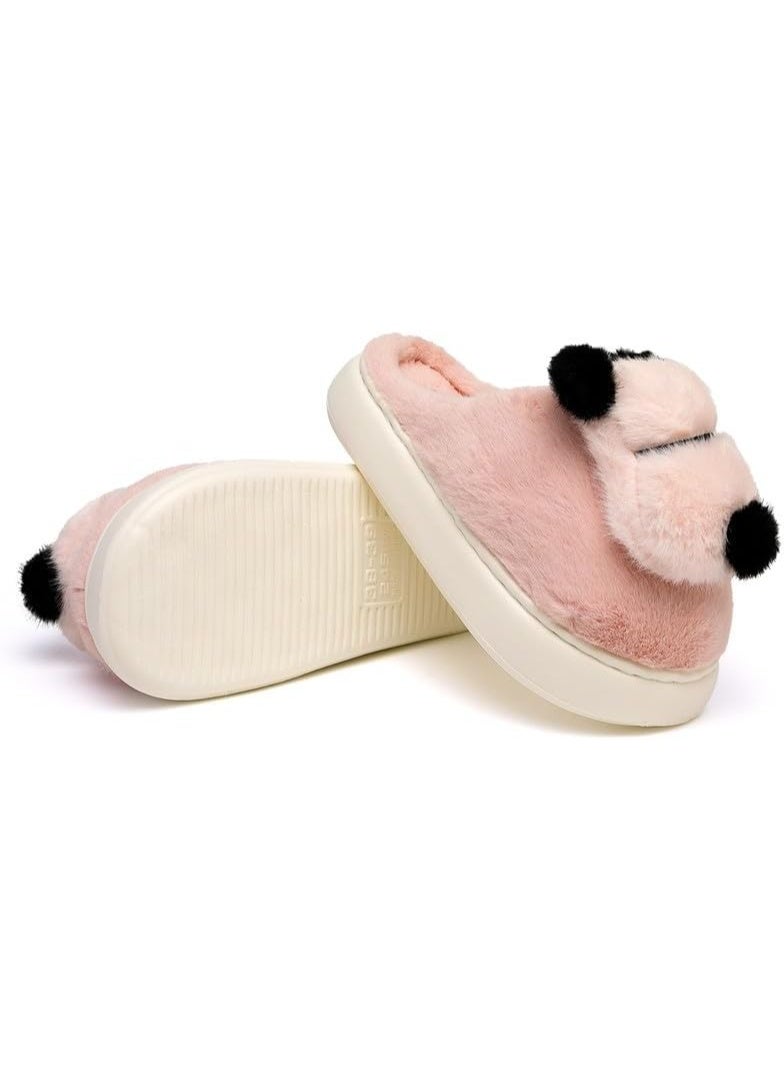 Lucky Kids Winter House Slippers for Kids with Cute Soft Warm Shoes Comfy Home Furry Slippers for Kids
