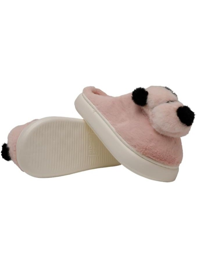 Lucky Kids Winter House Slippers for Kids with Cute Soft Warm Shoes Comfy Home Furry Slippers for Kids