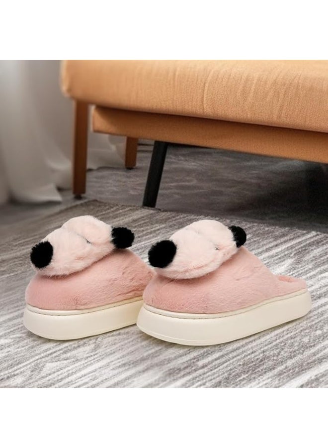 Lucky Kids Winter House Slippers for Kids with Cute Soft Warm Shoes Comfy Home Furry Slippers for Kids