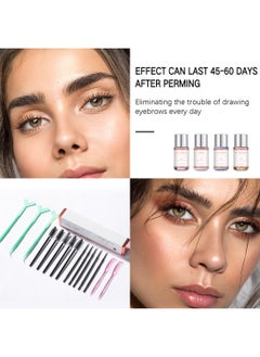 ibcccndc Brow Lamination Kit, Quick Lifting and Voluminous Coloring with Complete Tools for Salon Grade and DIY Perm 20 Pcs Set  - Image 3