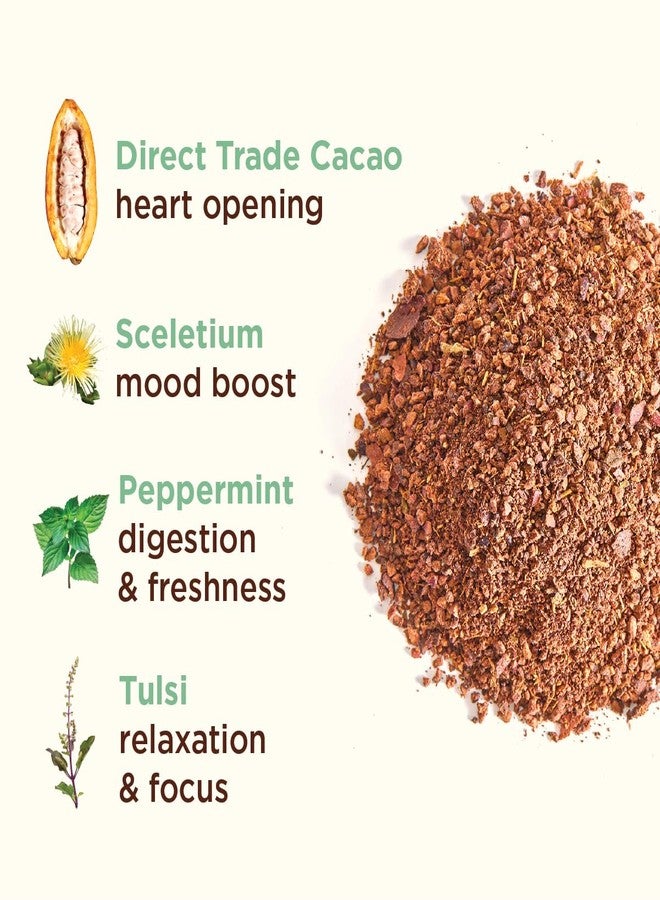 RASA Peppermint Cacao - Adaptogenic Mushroom Coffee Alternative | Vegan, Keto, Whole 30, Ayurveda Wellness Tonic with Chaga + Reishi (8 oz. / 30 Servings) - Image 3