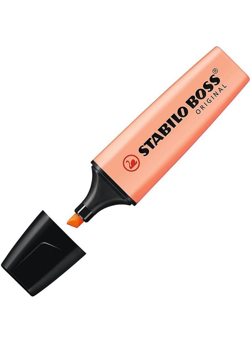 STABILO Boss Original Highlighter Pastel 10 Pack Orange 