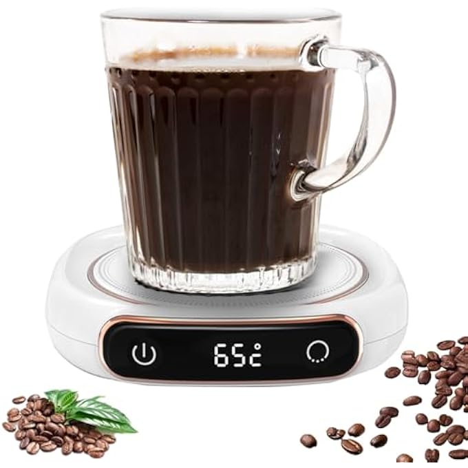 Masroo Coffee Mug Warmer Cup Warmer For Desk With Auto Shut Off 3 Temp Settings Mug Warmer For Coffee Beverage Milk Tea Coffee Warmer Plate In Your Home  Office - Image 1