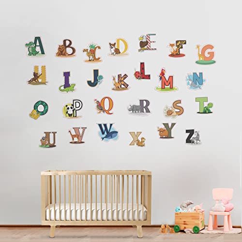 DEKOSH Alphabet Wall Decals - Colorful ABC Wall Stickers for Kindergarten, Playroom & Baby Nursery - Image 5