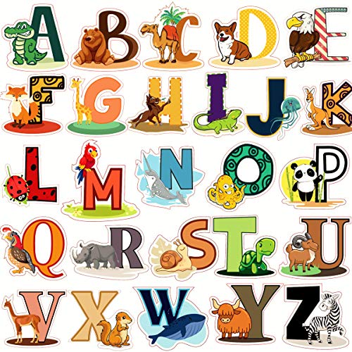 DEKOSH Alphabet Wall Decals - Colorful ABC Wall Stickers for Kindergarten, Playroom & Baby Nursery - Image 1