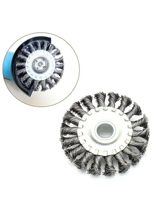1pc 4 Inch Heavy Duty Twisted Wire Wheel Kit Angle Grinder Metal Grinding Polishing Disc - Image 2