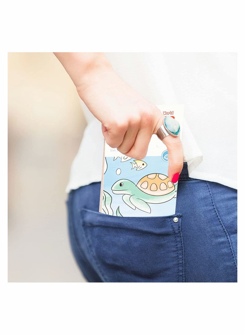 4 Pcs Portable Watercolor Painting Book for Kids Fun Travel Activity Magic Graffiti Art - Image 3