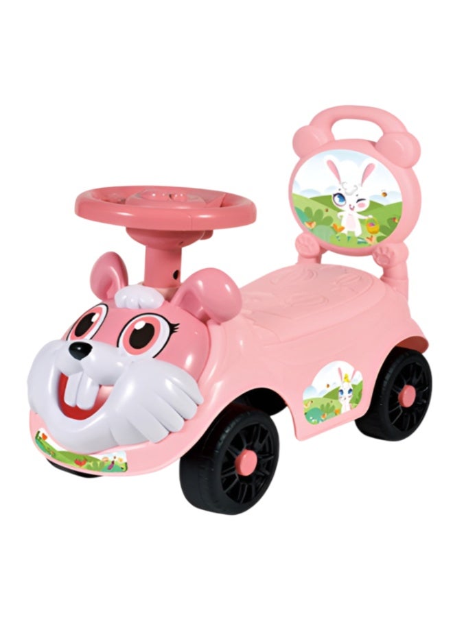 Cute Moon Rabbit Toddler Ride â€“ Pink - Image 1