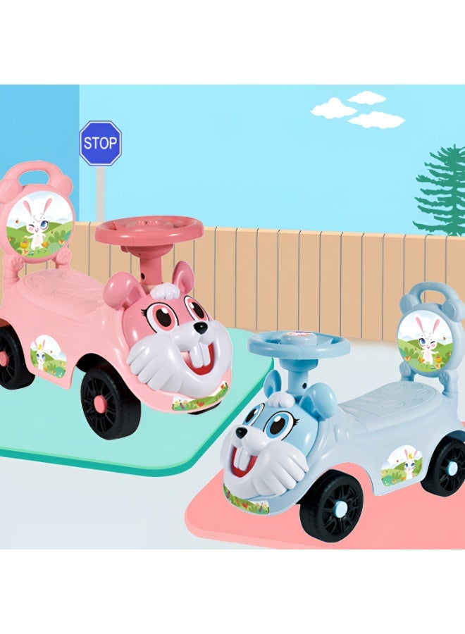 Cute Moon Rabbit Toddler Ride â€“ Pink - Image 3